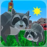 Raccoon Adventure City Simulator 3D - Game Nora